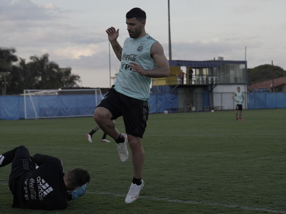 Entrenamiento de la Selección tras la victoria sobre Uruguay