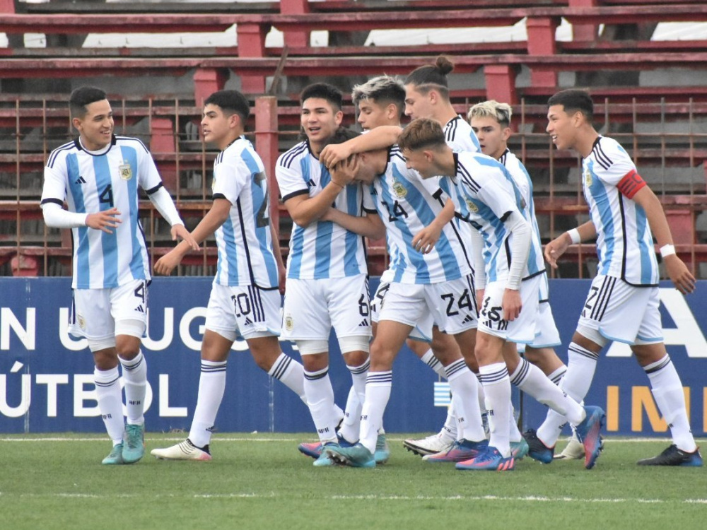 Sub 17: Argentina derrotó 3-0 a Uruguay