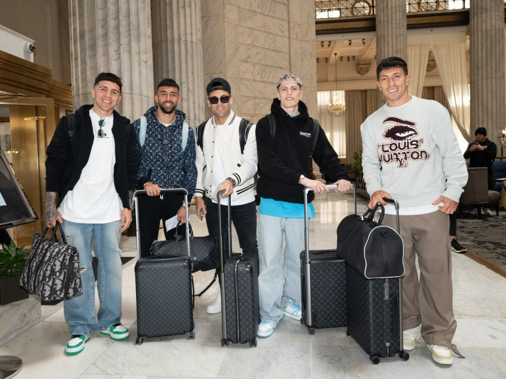 Los jugadores de la Selección siguen llegando a Filadelfia
