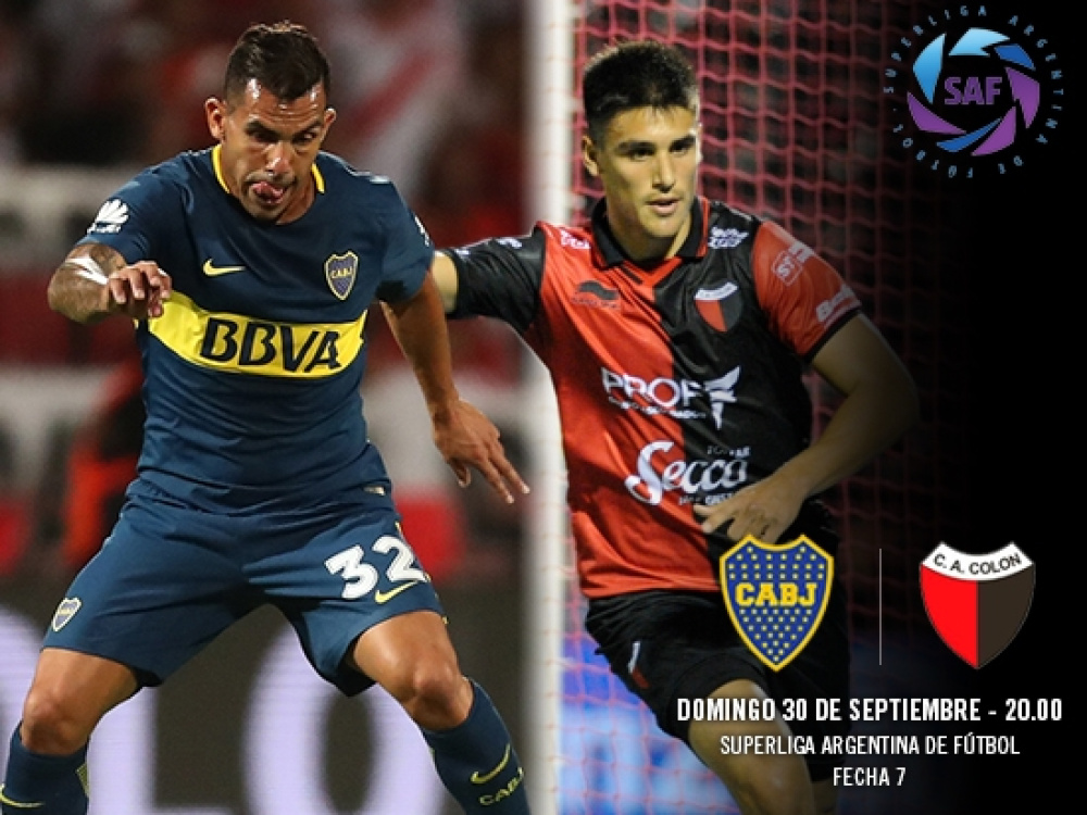 En el cierre del domingo, Boca - Colón
