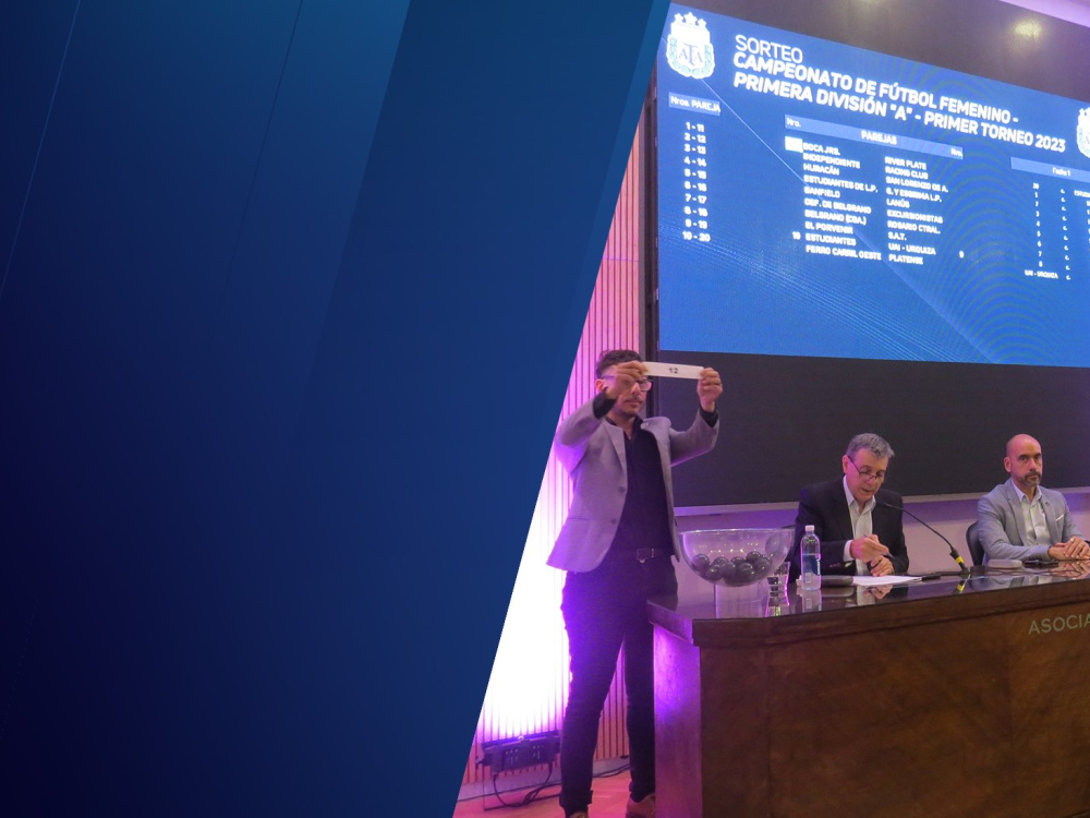 Se sorteó el Campeonato de Fútbol Femenino Primera División "A" Primer Torneo 2023