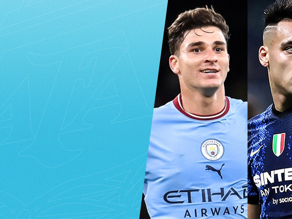El Inter de Lautaro Martinez y el City de Julián Alvarez juegan en la Liga de Campeones