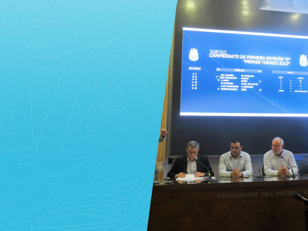 Se sortearon los fixtures de los Campeonatos de Primera División "D"