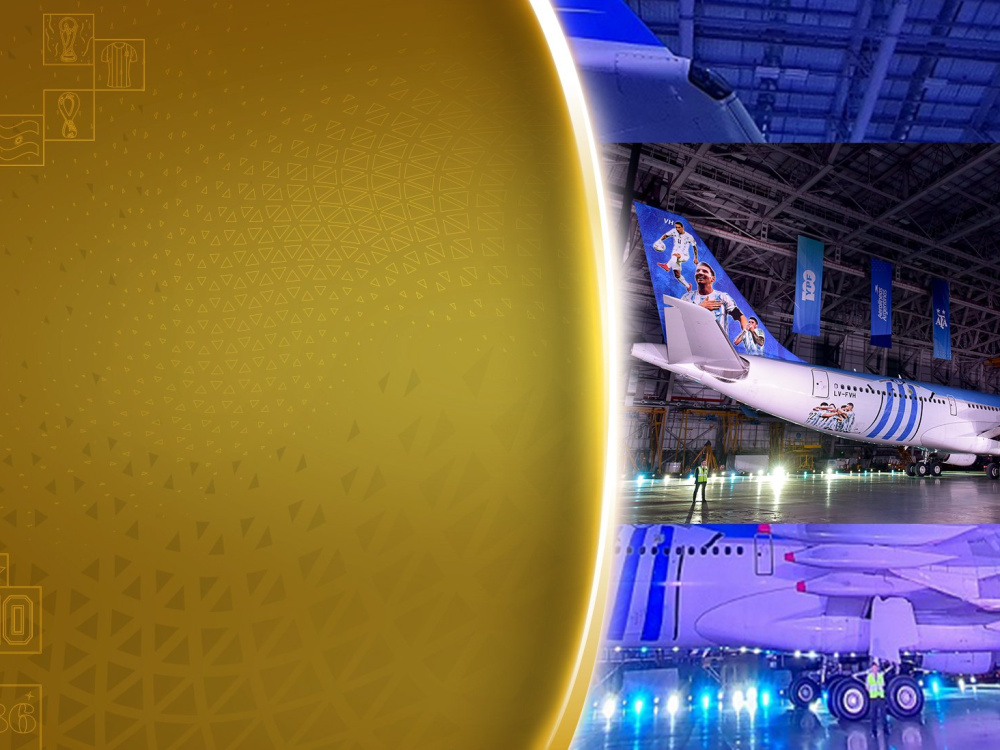 Regresó a Ezeiza el último vuelo de Aerolíneas Argentinas por el Mundial de Qatar