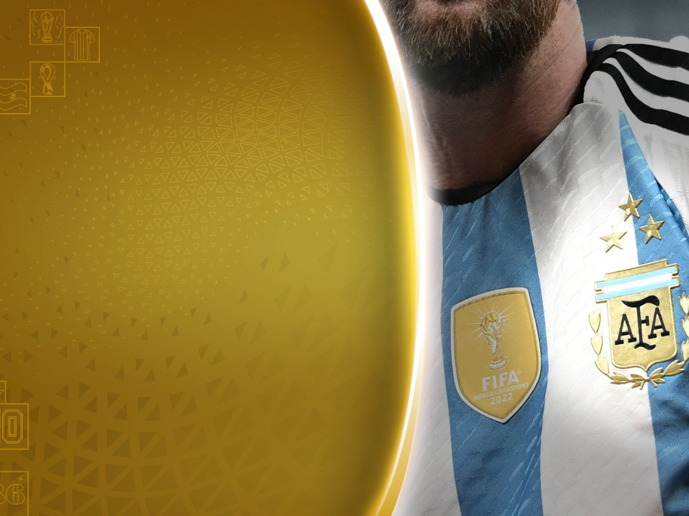 Furor por la camiseta de la Selección con las tres estrellas y el parche de campeón