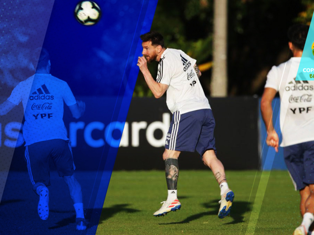 Última práctica de cara al partido con Brasil