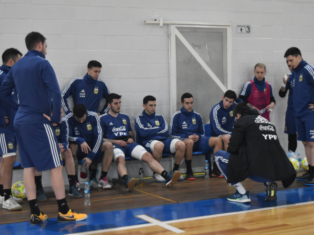 Entrenamiento de las Selecciones Mayor y Sub 20