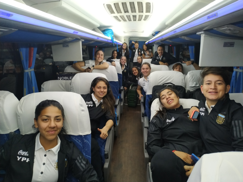 La Selección Femenina ya se encuentra en Brasil
