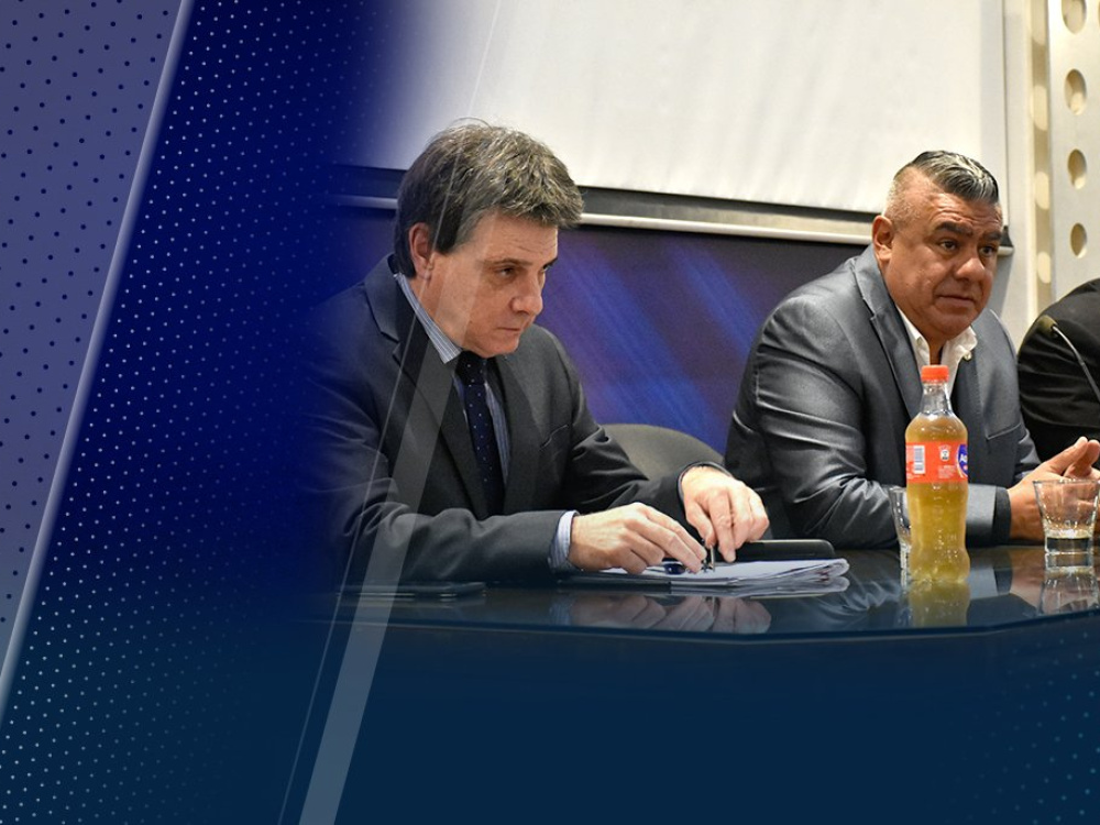 El Presidente Claudio Tapia se reunió con los organismos de seguridad 