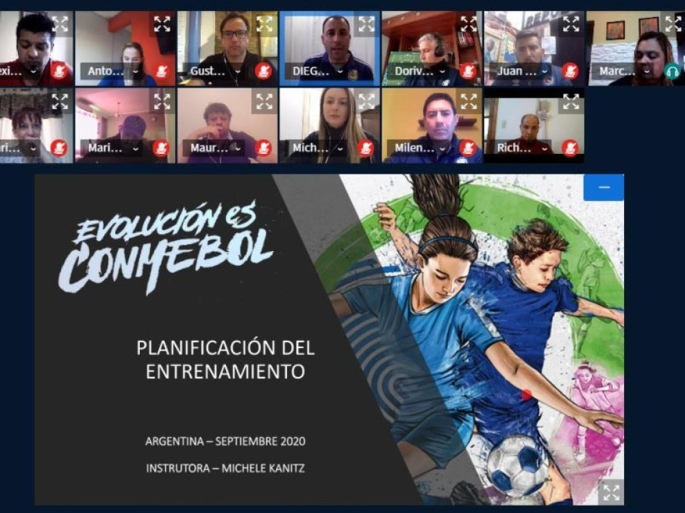 Comenzaron las capacitaciones CONMEBOL de Fútbol Femenino