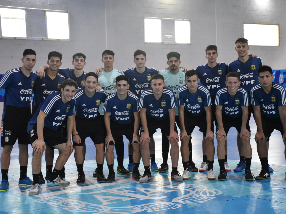 Futsal: la preselección Sub 20 entrenó con un grupo de quince jugadores
