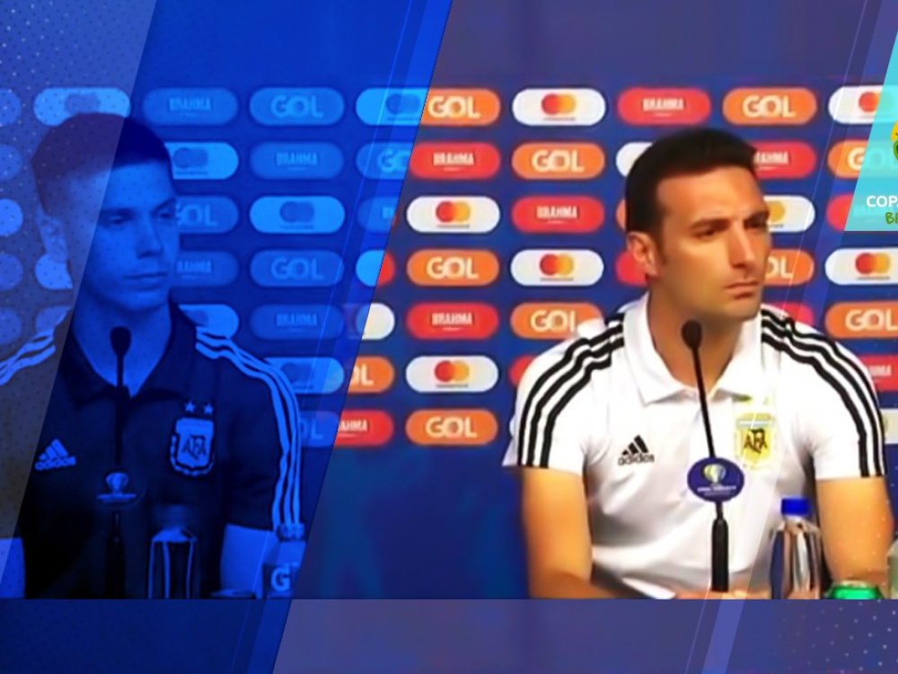 Conferencia de prensa de Lionel Scaloni y Juan Foyth en la previa del partido ante Paraguay