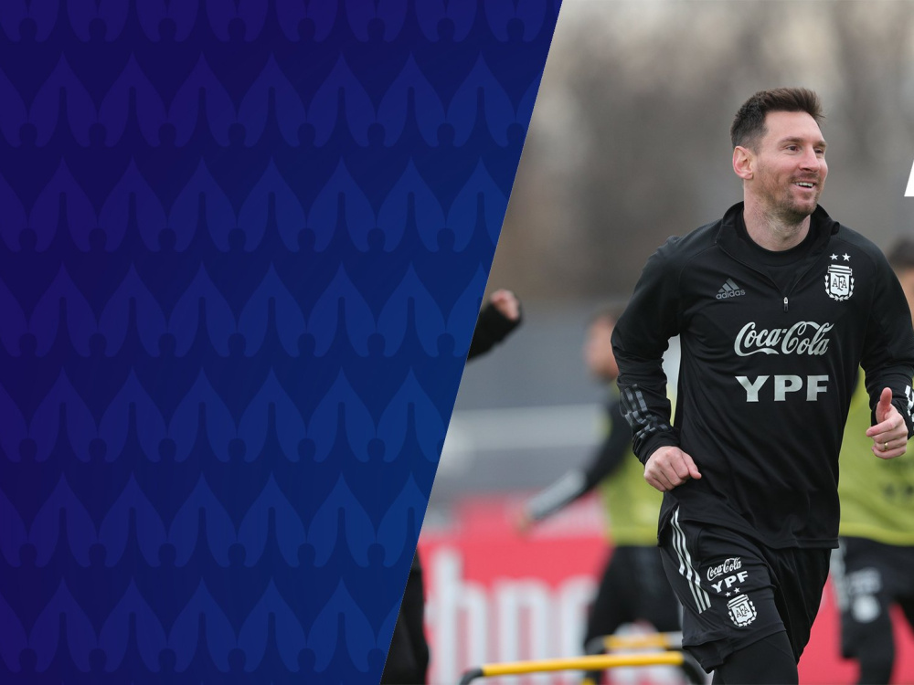 Nuevo entrenamiento del equipo de Lionel Scaloni