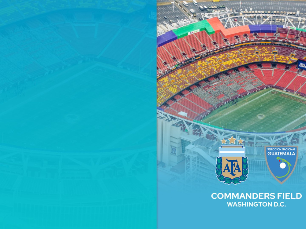 Commanders Field: el escenario del amistoso ante Guatemala