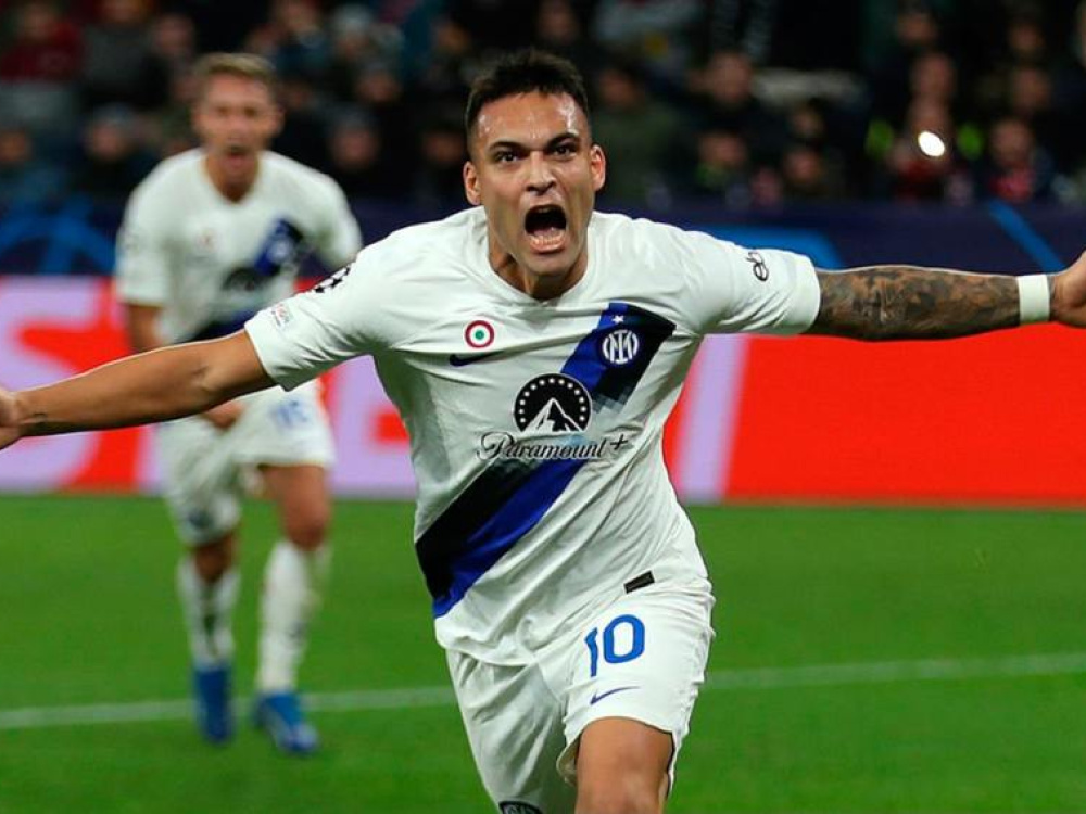 Gol de Lautaro Martínez para el triunfo del Inter por Liga de Campeones