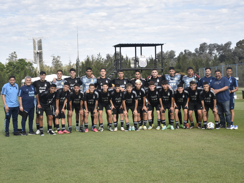 La Selección Sub 20 de Ascenso completó otro microciclo de trabajo en el Predio Lionel Messi