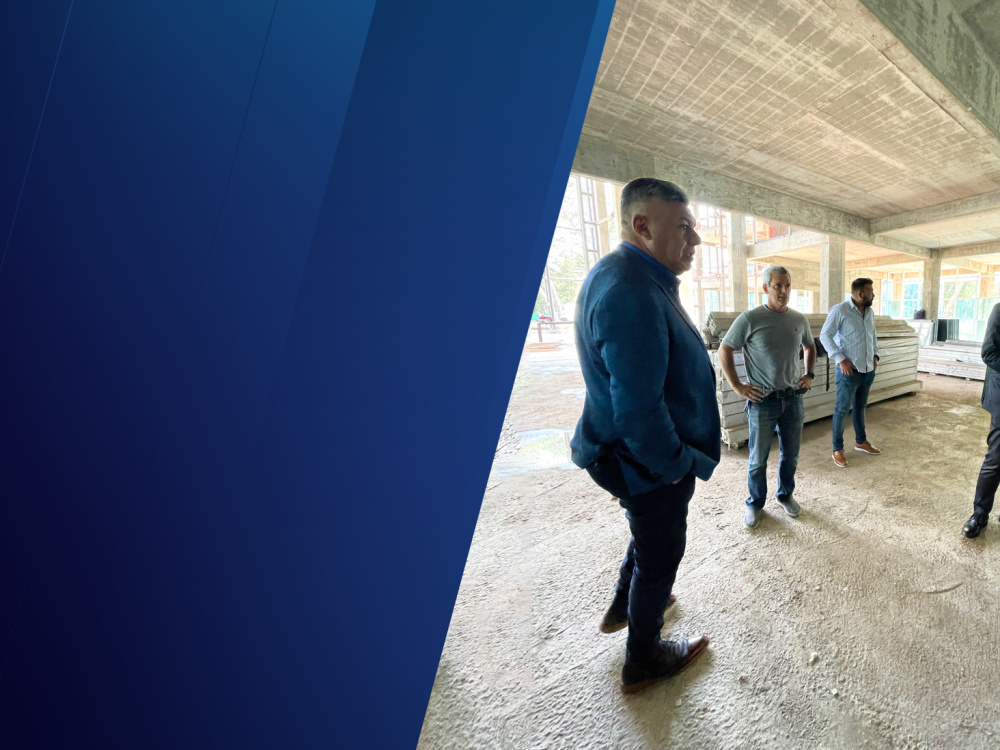 El Presidente Tapia recorrió el edificio inteligente de Ezeiza