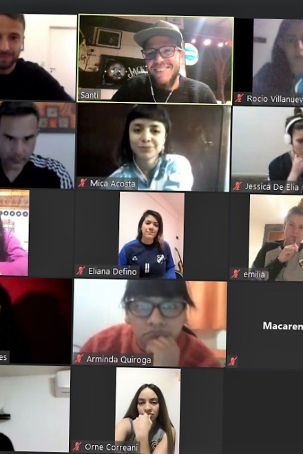 Actividad con jugadoras de los Clubes de Primera