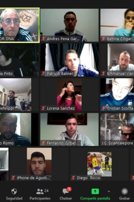 Los árbitros de futsal continúan con su preparación para el regreso a la competencia