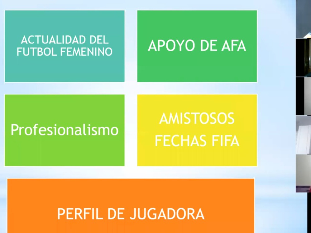 Encuentros entre los entrenadores del fútbol femenino y el cuerpo técnico de la Selección Argentina