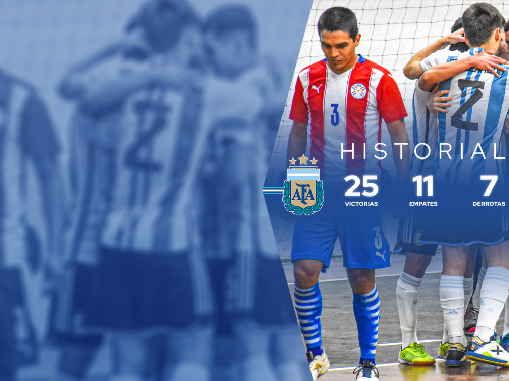 Futsal: el historial entre Argentina y Paraguay tiene dominio albiceleste