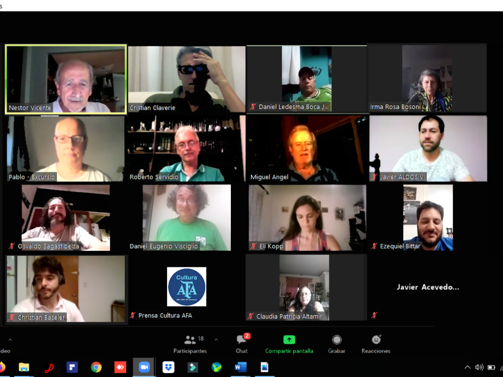 Cultura AFA realizó la primera reunión del 2021