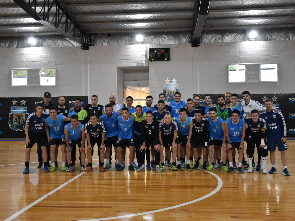 La Selección de Futsal completó una semana de concentración y entrenamiento