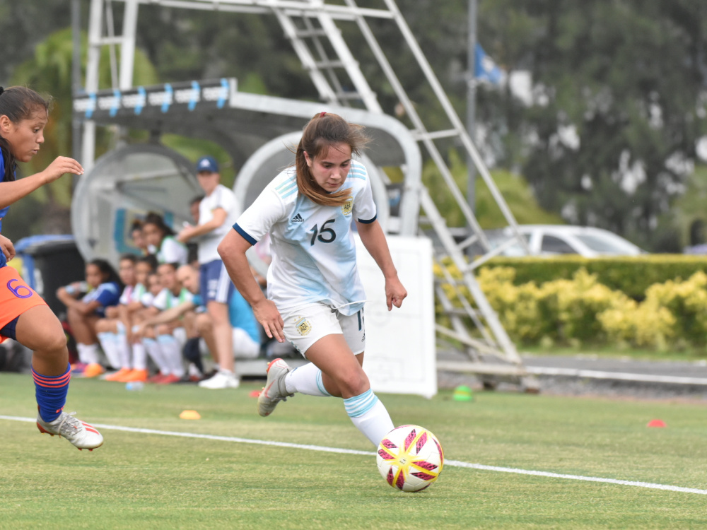Argentina enfrentó a Colombia en el último amistoso de la Sub 17