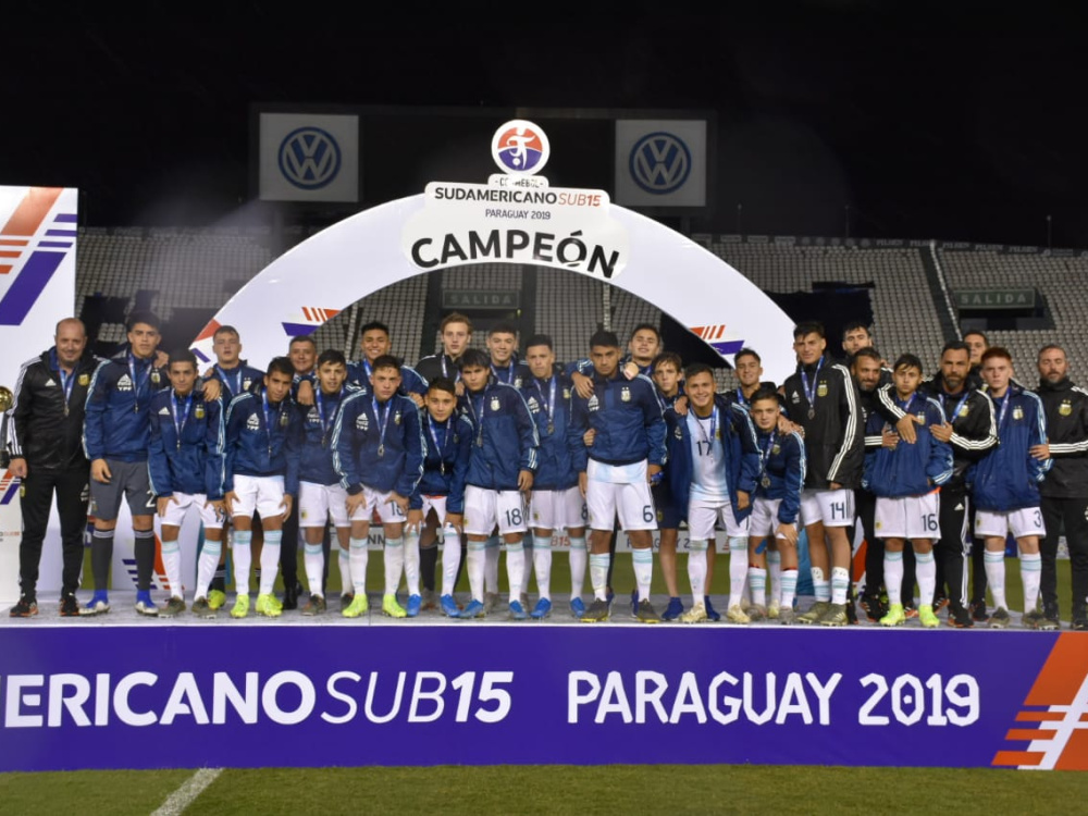 Argentina obtuvo el subcampeonato en el Sudamericano Sub 15