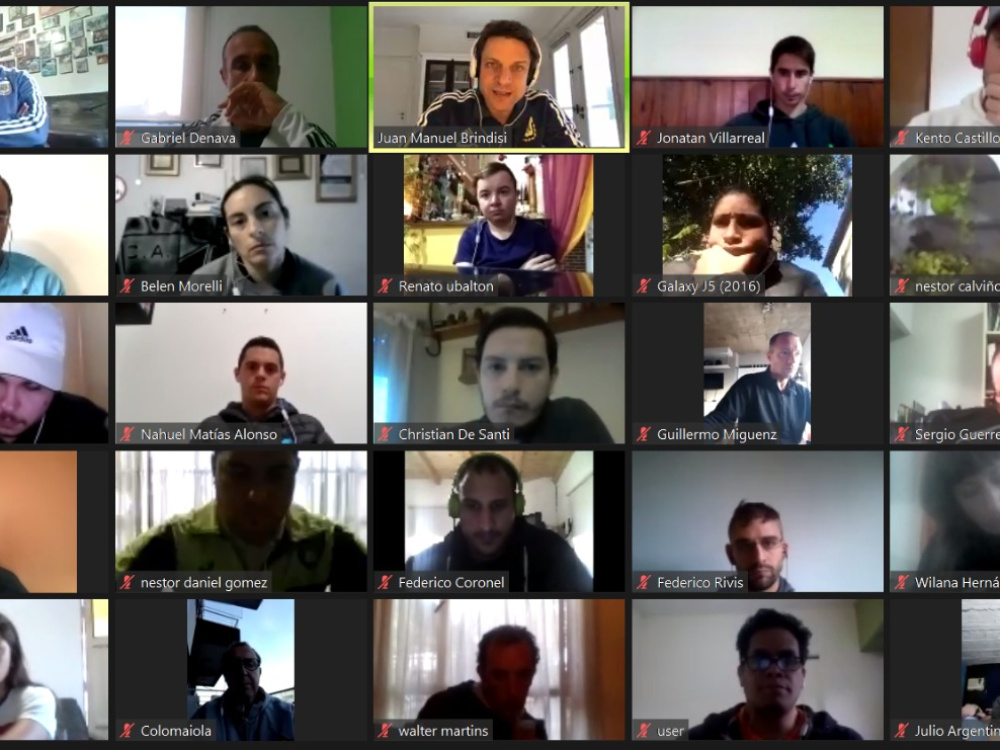 Se realizó el quinto encuentro virtual entre preparadores físicos del Fútbol Femenino