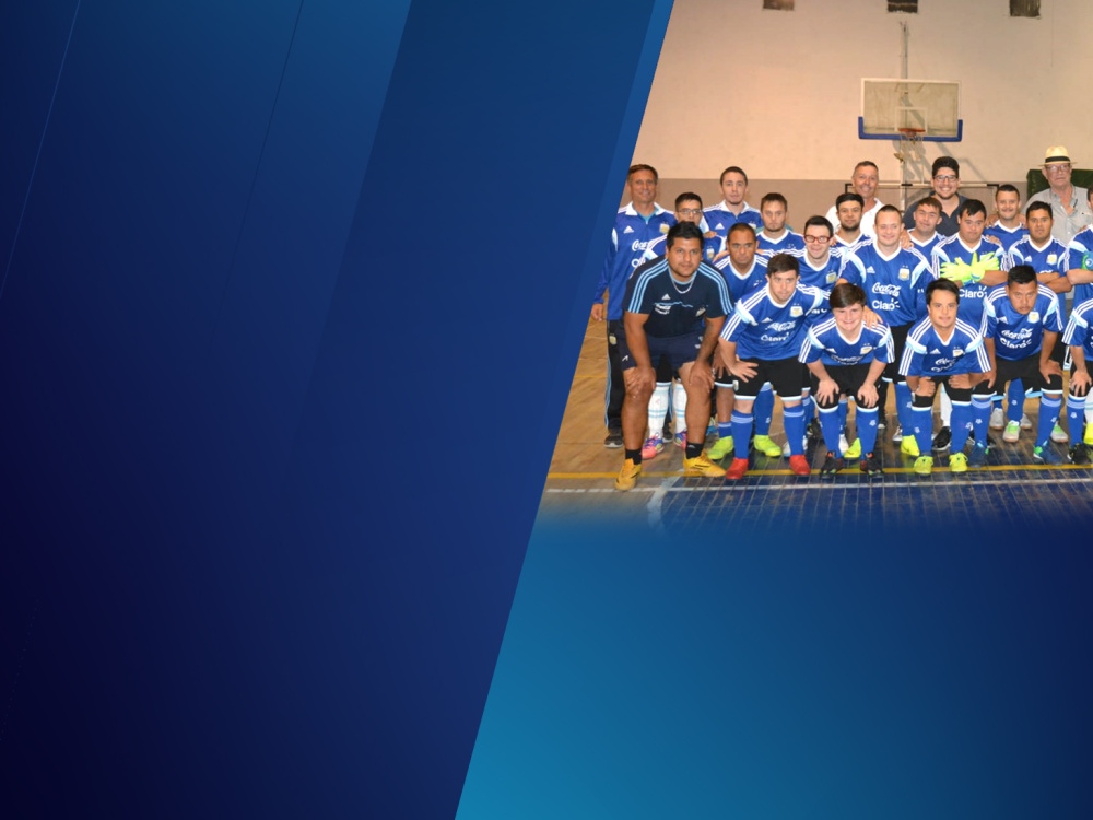 La Selección Argentina de futsal con síndrome de down sigue con los entrenamientos
