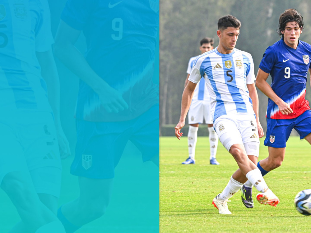 Sub 20: Argentina disputó un encuentro amistoso ante Estados Unidos