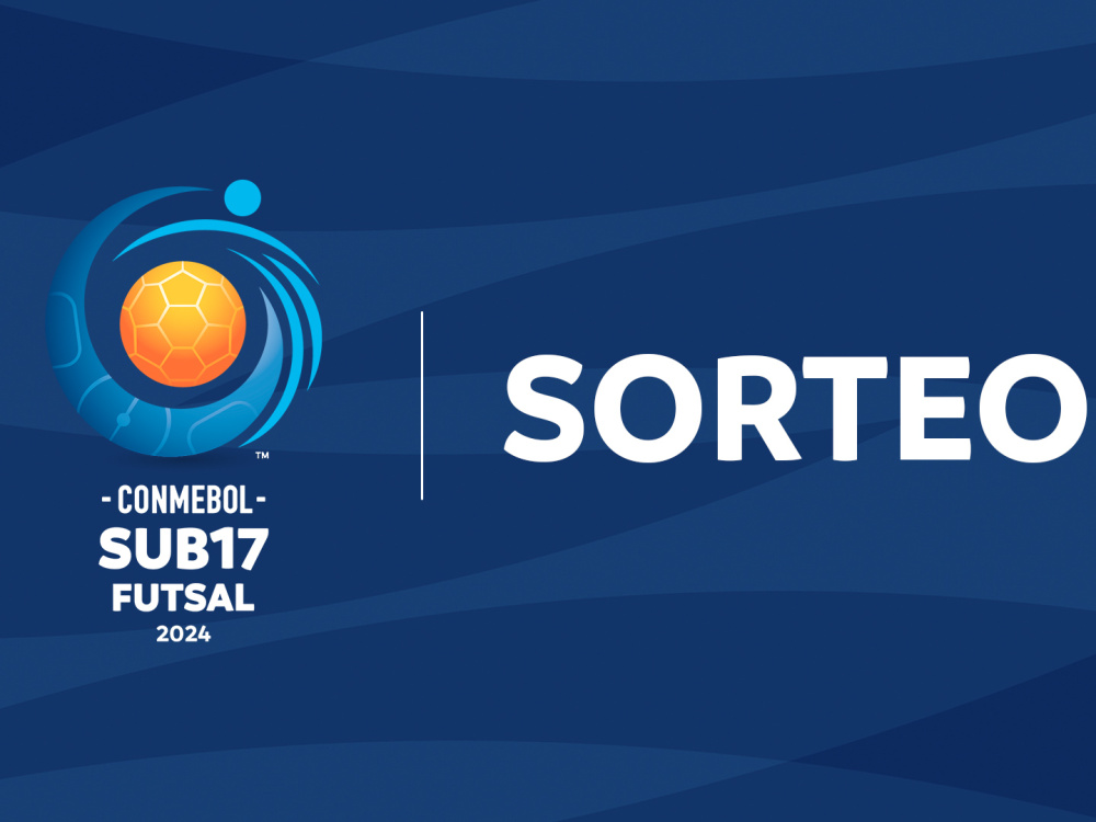 Se realizó el sorteo de grupos para la CONMEBOL Sub 17 Futsal 2024