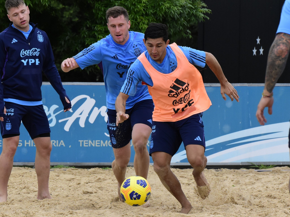 Fútbol Playa: La Selección regresa a los entrenamientos en el Predio Lionel Messi