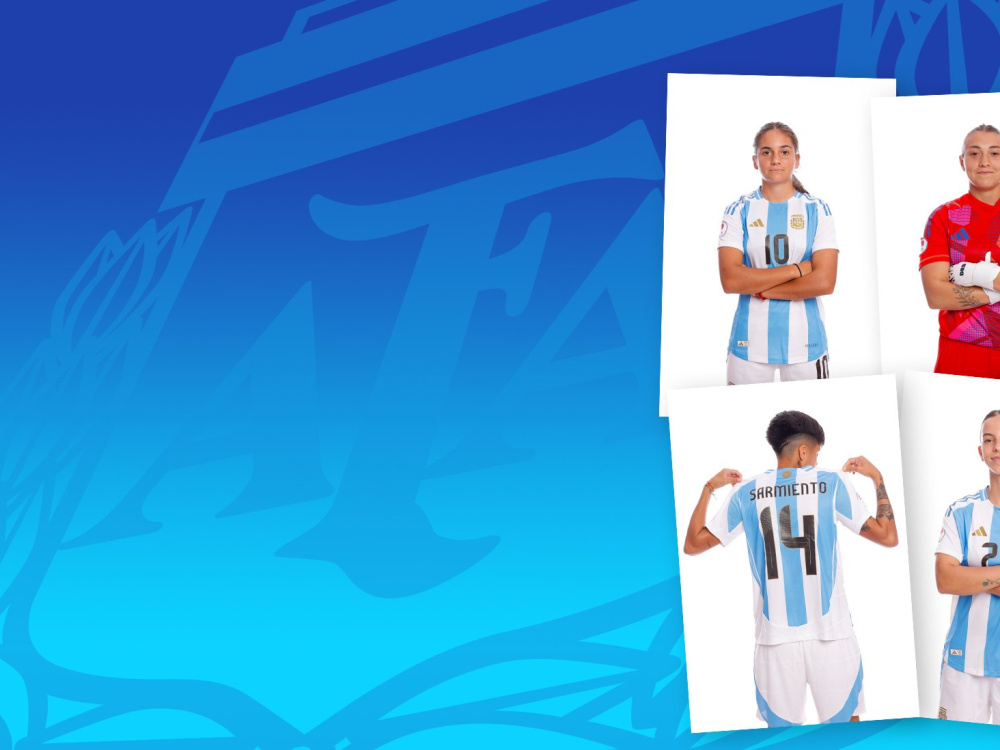 Fotos oficiales para la Selección Sub 20 Femenina