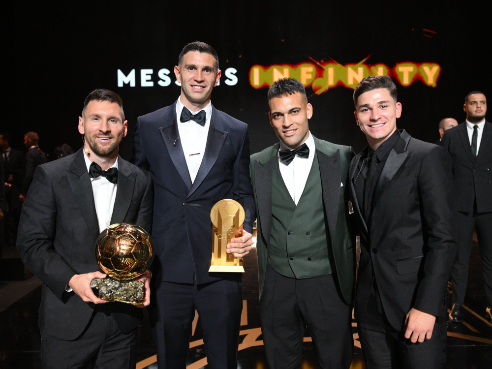 Messi le dedicó el Balón de Oro a la Selección Argentina