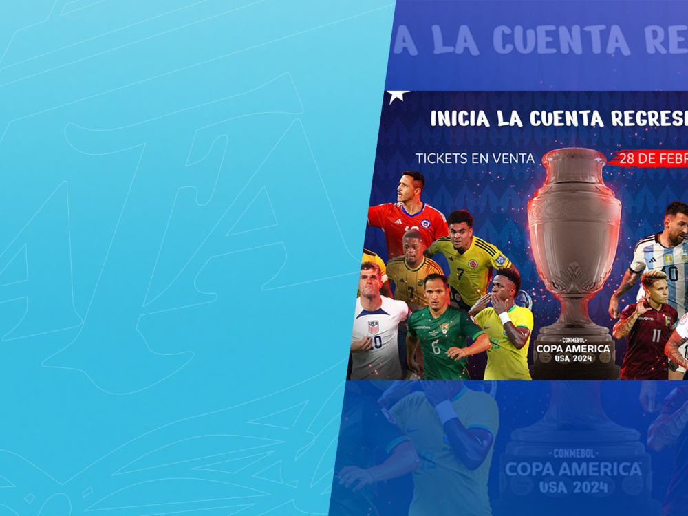 Las entradas para la CONMEBOL Copa América USA 2024™️ saldrán a la venta el 28 de febrero