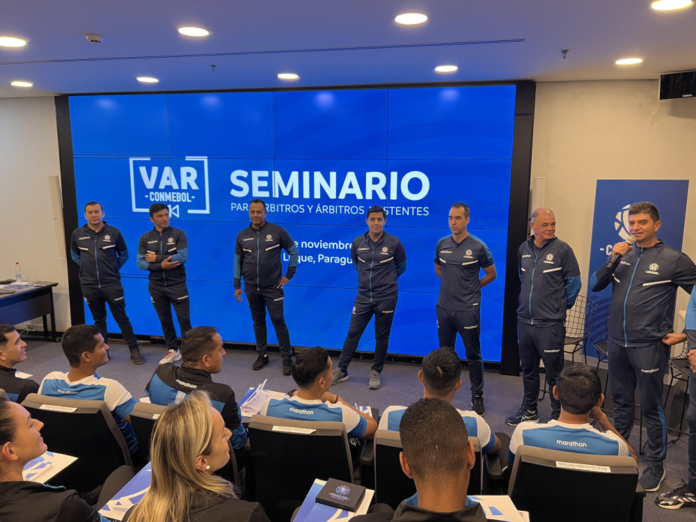 Se lleva a cabo el Seminario VAR 2022 en la sede de la CONMEBOL