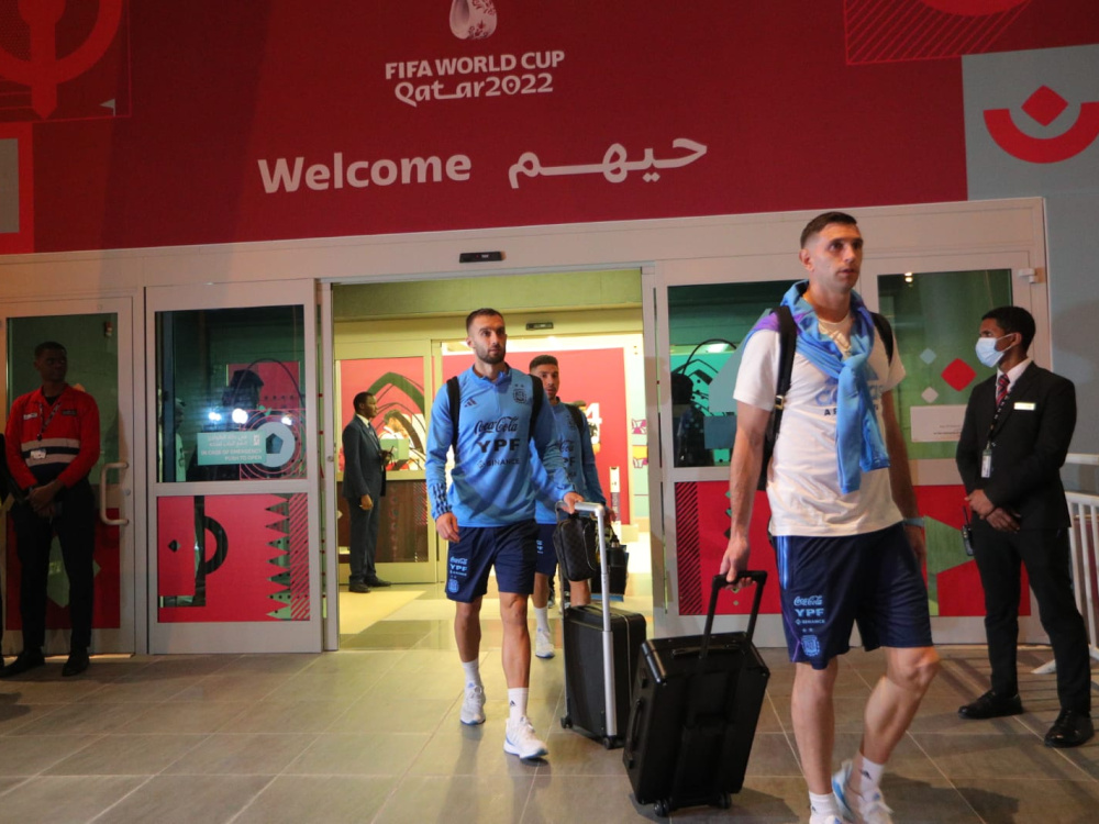 Actividad de la Selección Argentina en Doha