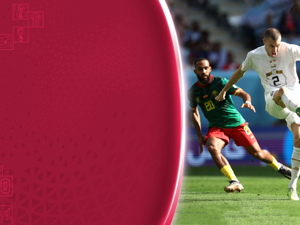 Camerún y Serbia empataron 3-3