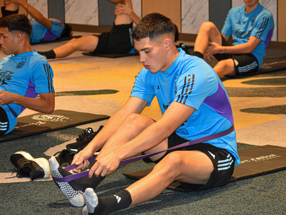 La Selección Argentina se entrenó en Surakarta de cara a su compromiso del próximo martes ante Alemania