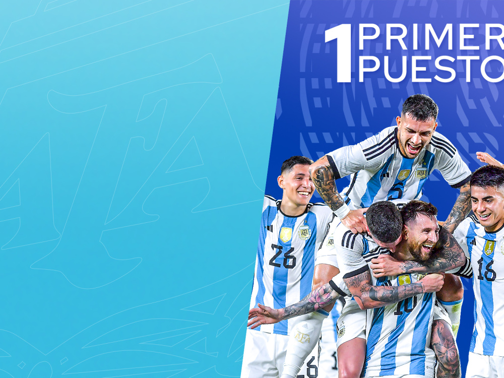 La Selección Argentina continúa en lo más alto del Ranking FIFA