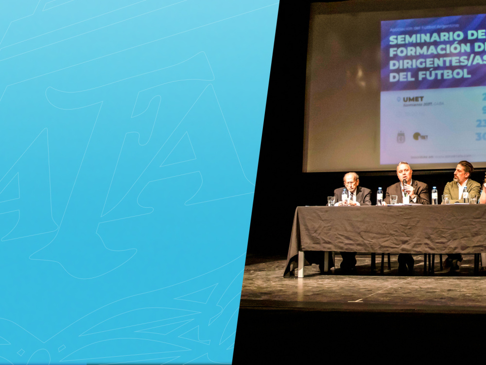 Seminario de formación de dirigentes/as del fútbol