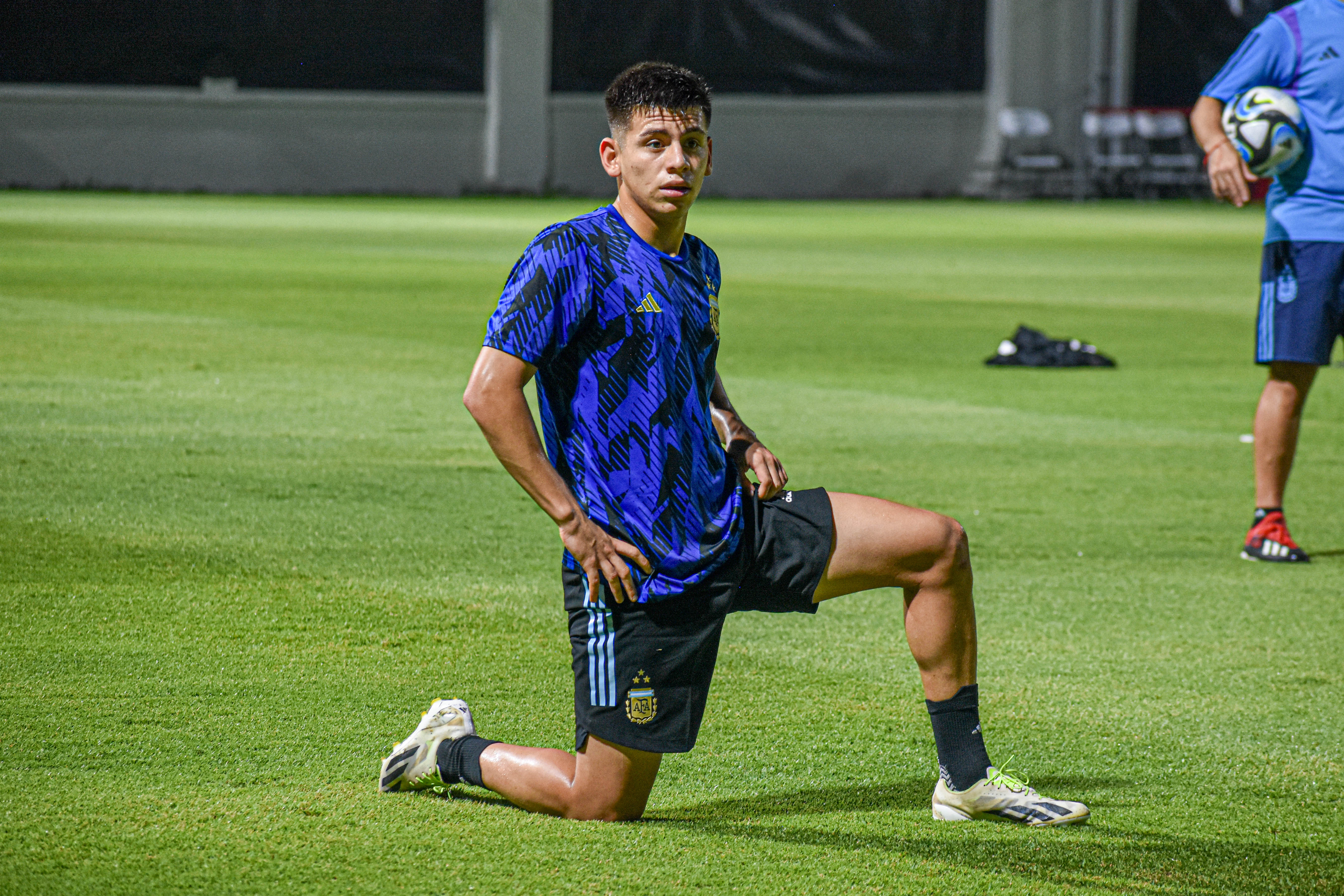 Echeverri, la joya de Argentina, lista para la semifinal de este martes ante Alemania | Foto: @Argentina