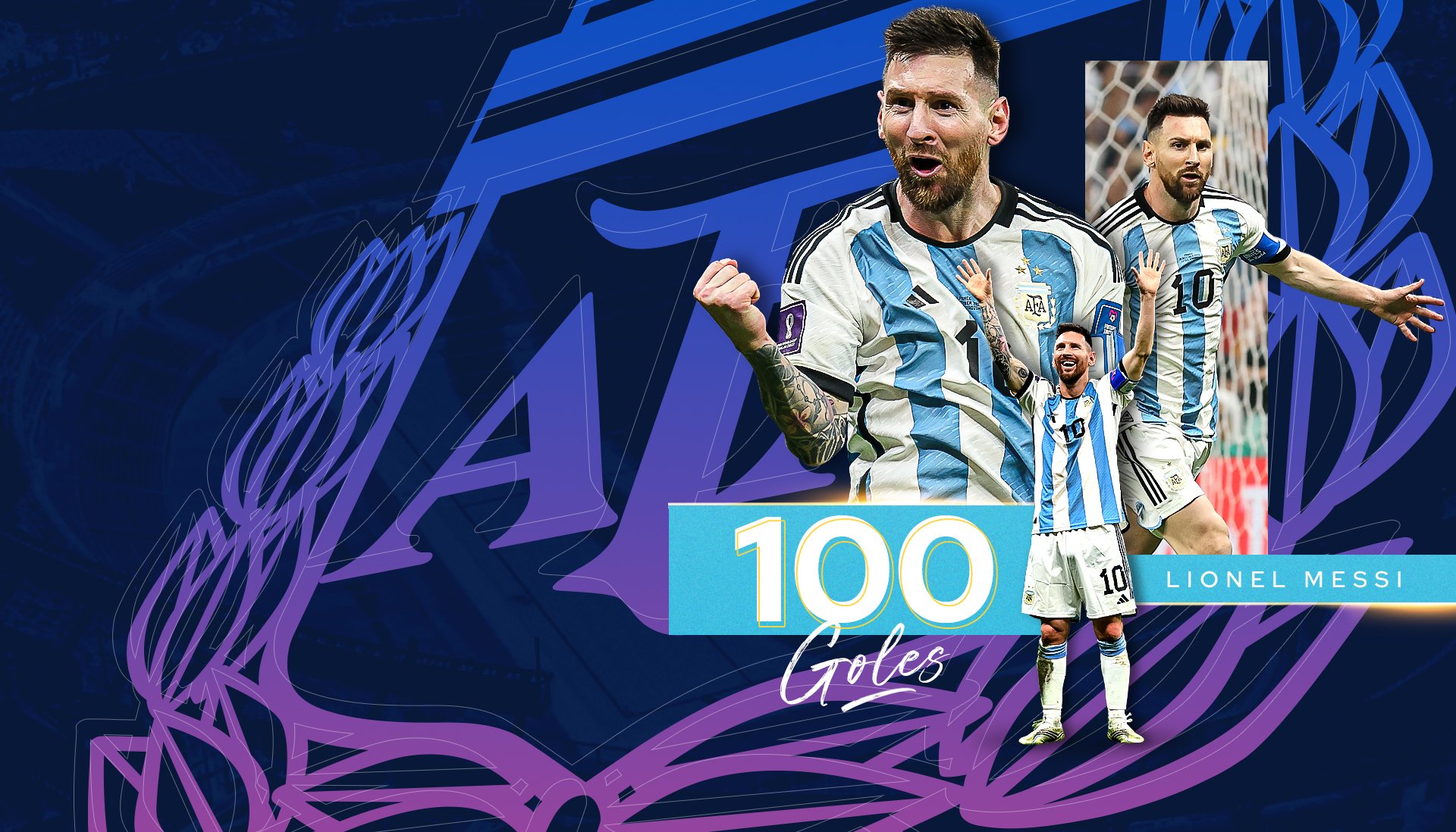 Lionel Messi ingresó en la historia como el primer jugador en alcanzar los 100 goles en la Selección Argentina