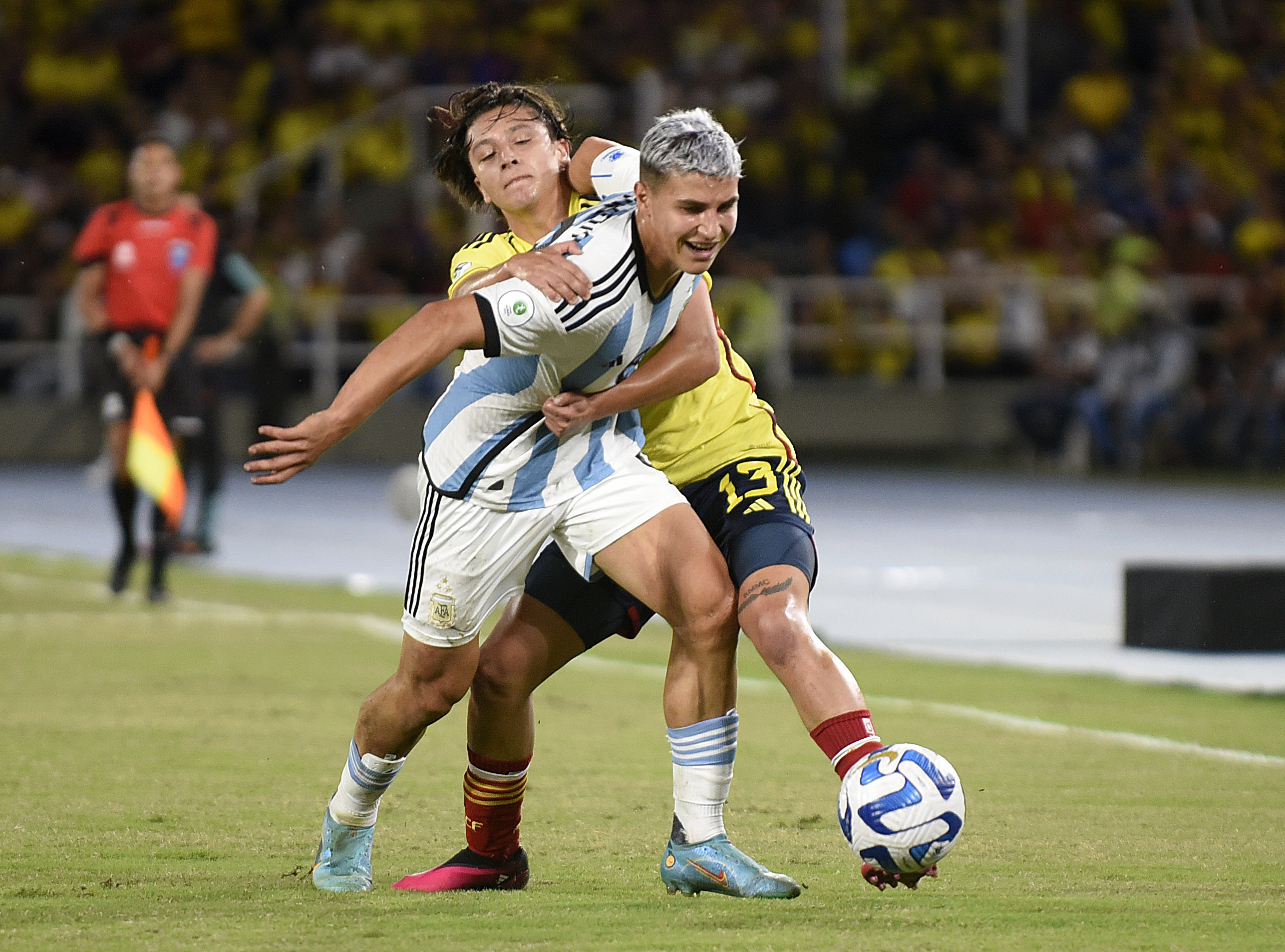 La Selección Argentina Sub 20 perdió 1-0 con Colombia y finalizó su participación en el certamen Sudamericano