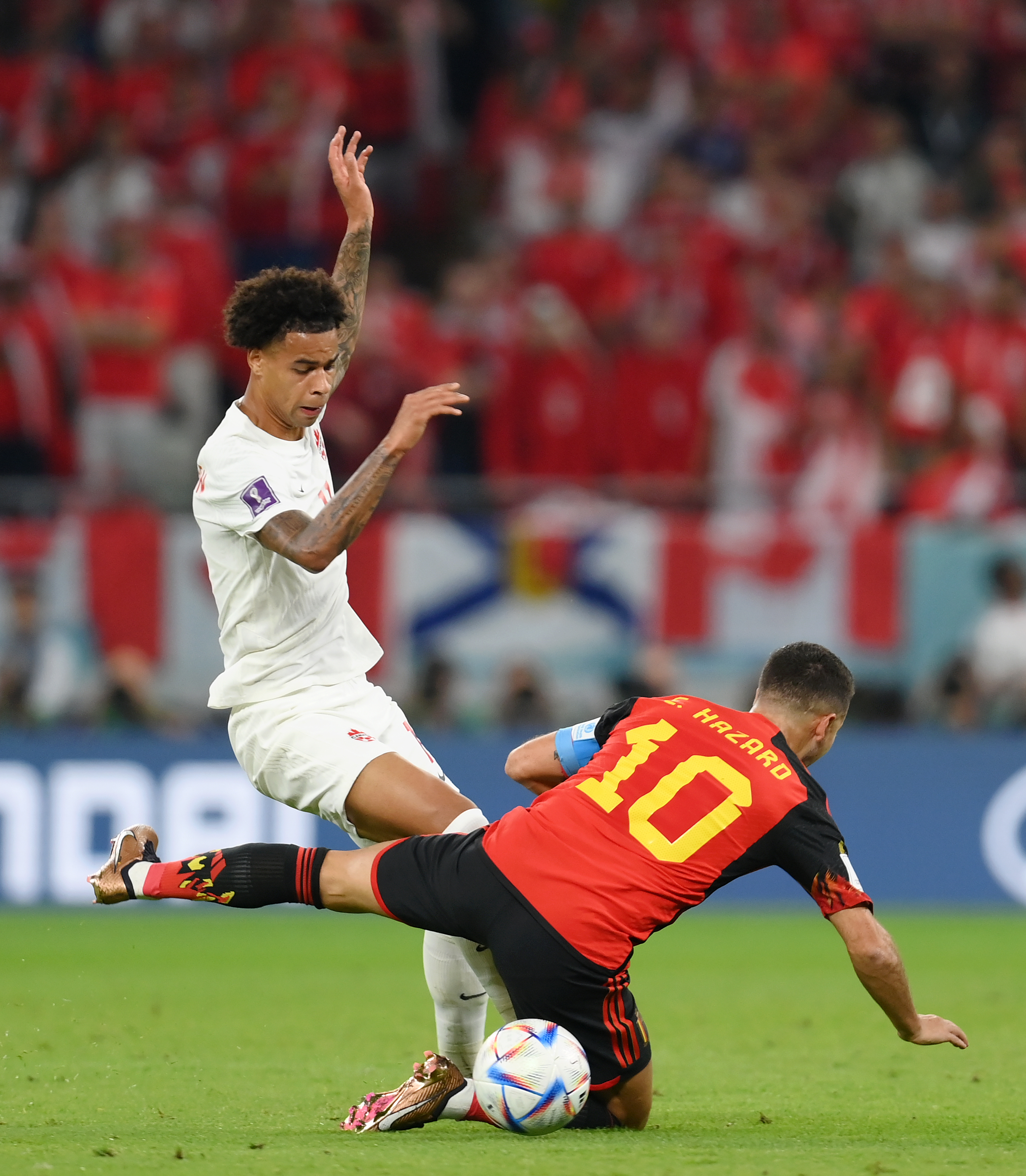 Bélgica venció 1-0 a Canadá en el cierre de la actividad