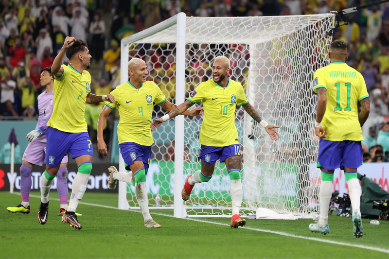 Brasil superó 4-1 a Corea del Sur por los octavos de final