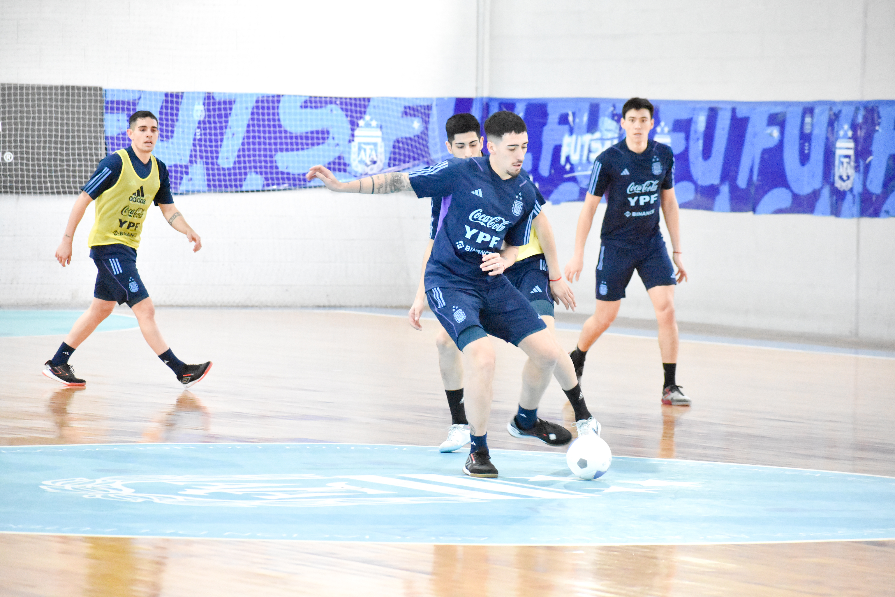 Futsal: ensayo formal entre la Selección Mayor y la Sub 20
