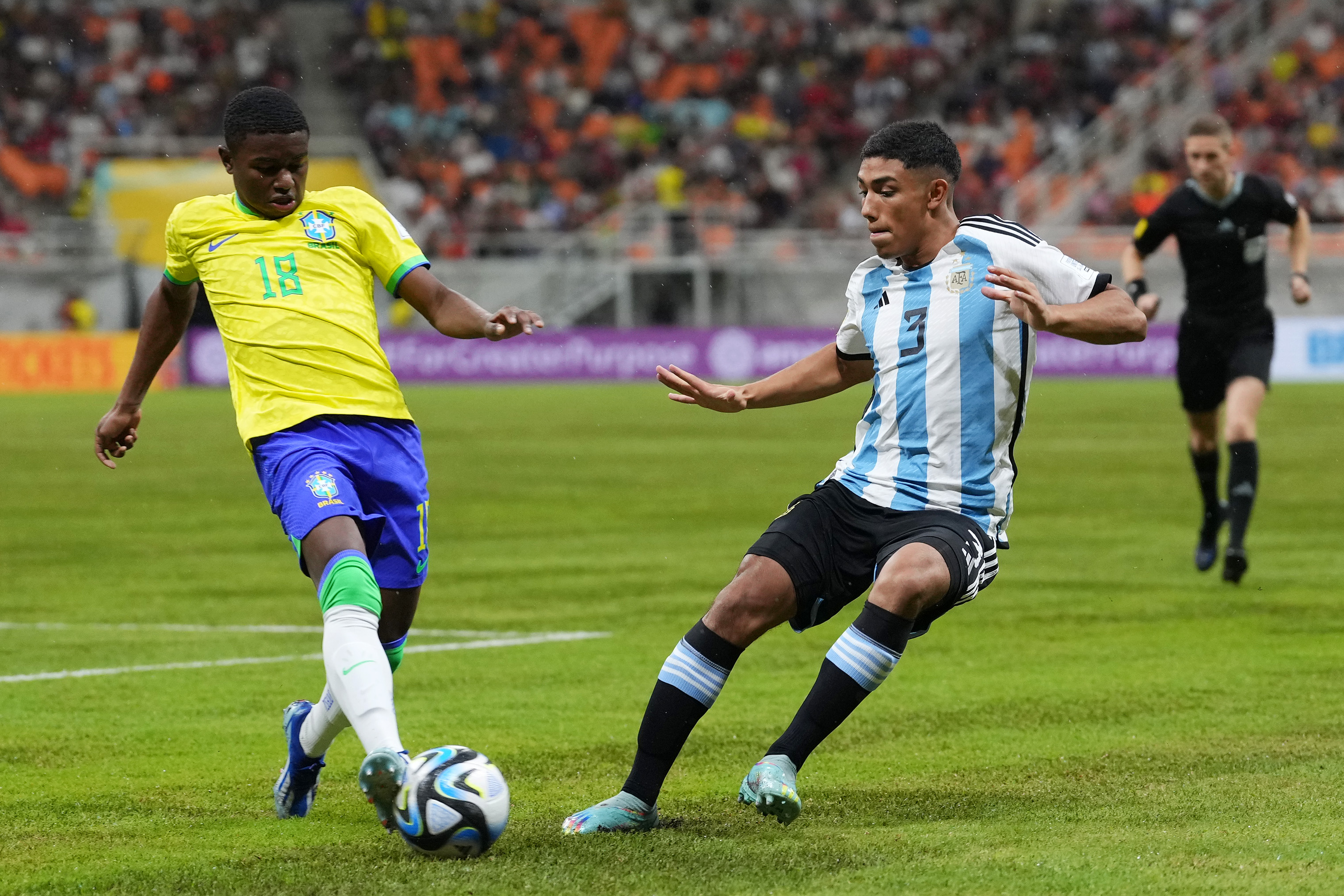 Argentina venció 3-0 a Brasil y se clasificó a las semifinales del Mundial Sub 17